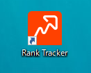 Rank Trackerのアイコンをクリック